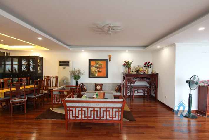 Large size two bedrooms apartment for rent in Trich Sai street, Tay Ho district, Ha Noi